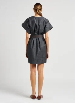 Soeur TAHARA - Robe Courte En Chambray | Jean Brut -Soeur Soldes Boutique 4043820