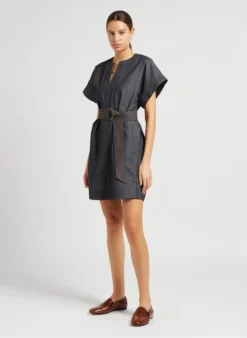 Soeur TAHARA - Robe Courte En Chambray | Jean Brut -Soeur Soldes Boutique 4043821