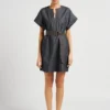 Soeur TAHARA - Robe Courte En Chambray | Jean Brut