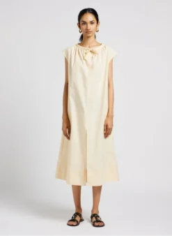 Soeur TAMARIS - Robe Midi En Popeline De Coton | Beige