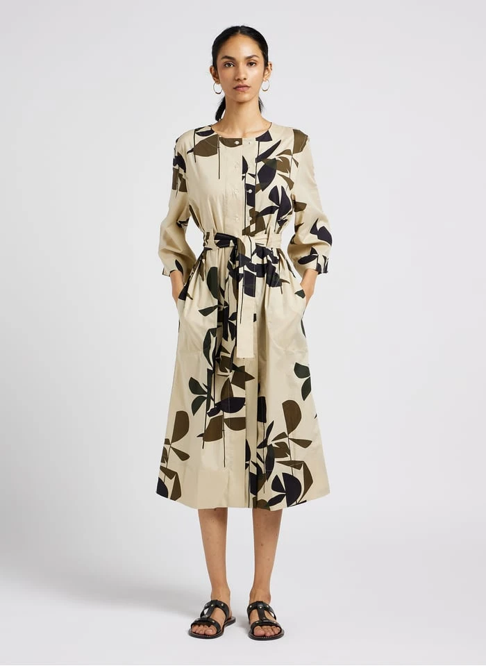 Soeur URUGUAY - Robe Longue En Popeline De Coton Imprimé | Multicolore 3 Soeur URUGUAY - Robe Longue En Popeline De Coton Imprimé | Multicolore – Image 3