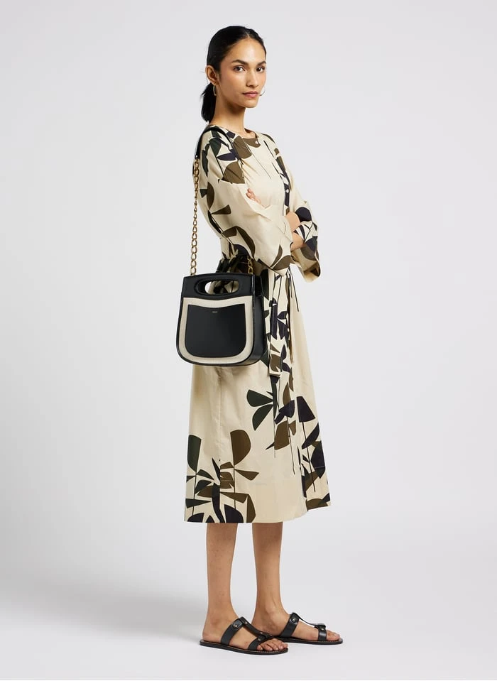 Soeur CHERI - Sac Bandoulière Bi Matière | Beige 2 Soeur CHERI - Sac Bandoulière Bi Matière | Beige – Image 2