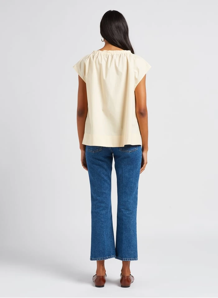 Soeur TANGER - Top En Popeline De Coton | Beige 5 Soeur TANGER - Top En Popeline De Coton | Beige – Image 5