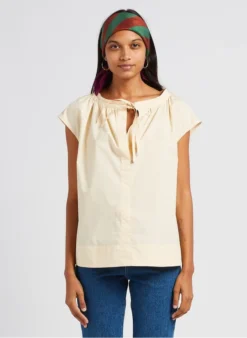 Soeur TANGER - Top En Popeline De Coton | Beige