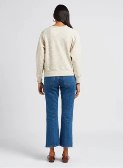 Soeur PASCAL - Sweat En Molleton Sérigraphié | Blanc -Soeur Soldes Boutique 4047364