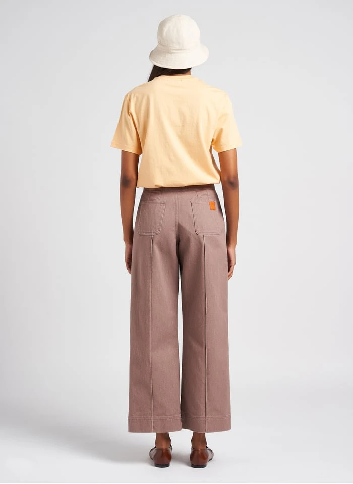 Soeur HARRY - Jean Large 7/8ème | Violet 8 Soeur HARRY - Jean Large 7/8ème | Violet – Image 8