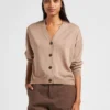 Soeur IDEM - Gilet Col V En Laine | Beige