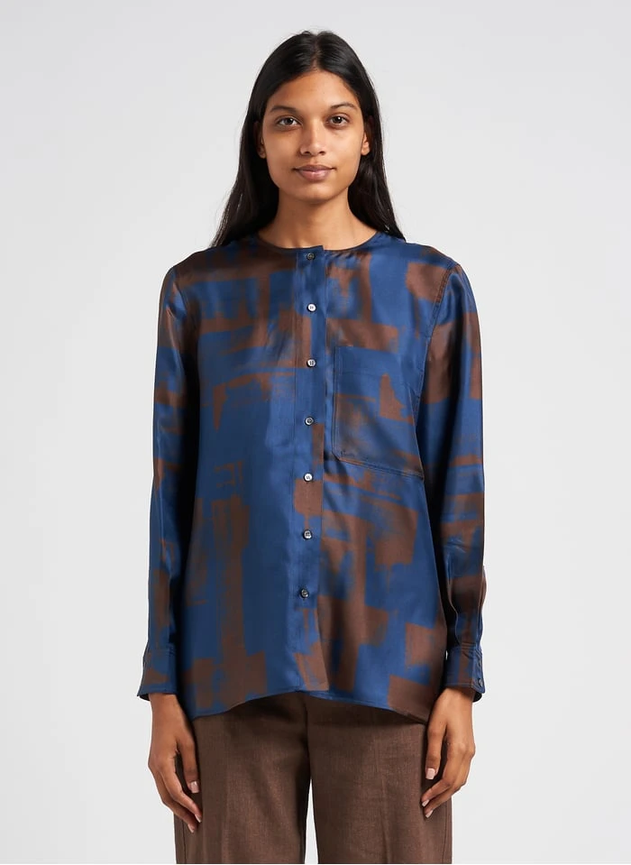 Soeur THALIE - Chemise En Twill De Soie Imprimée | Multicolore 1 Soeur THALIE - Chemise En Twill De Soie Imprimée | Multicolore