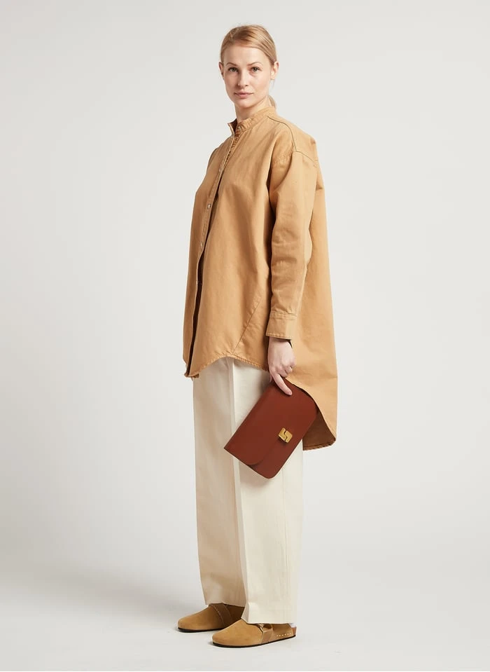 Soeur PALOMA - Pochette En Cuir Glacé | Marron 3 Soeur PALOMA - Pochette En Cuir Glacé | Marron – Image 3