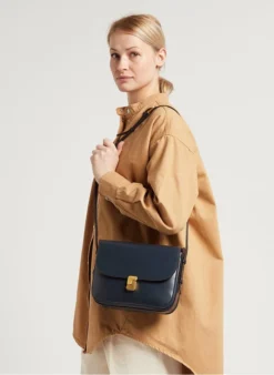 Soeur BELLISSIMA MAXI - Sac Bandoulière En Cuir Glacé | Bleu 7 Soeur BELLISSIMA MAXI - Sac Bandoulière En Cuir Glacé | Bleu -Soeur Soldes Boutique 4065678