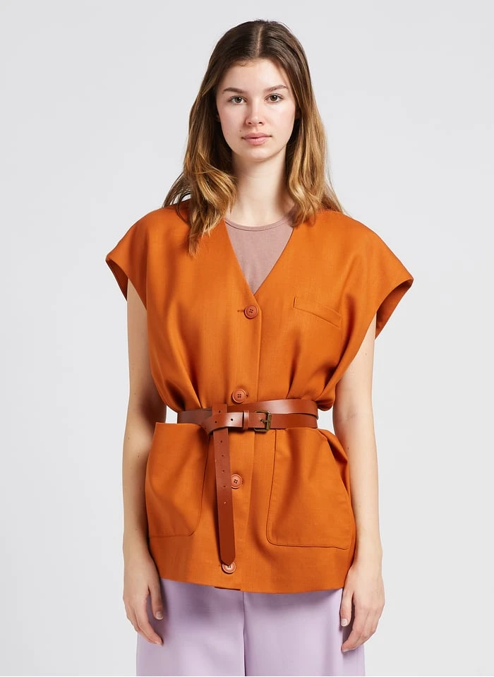 Soeur TENNESSEE - Ceinture à Boucle En Cuir De Buffle | Noir 2 Soeur TENNESSEE - Ceinture à Boucle En Cuir De Buffle | Noir – Image 2