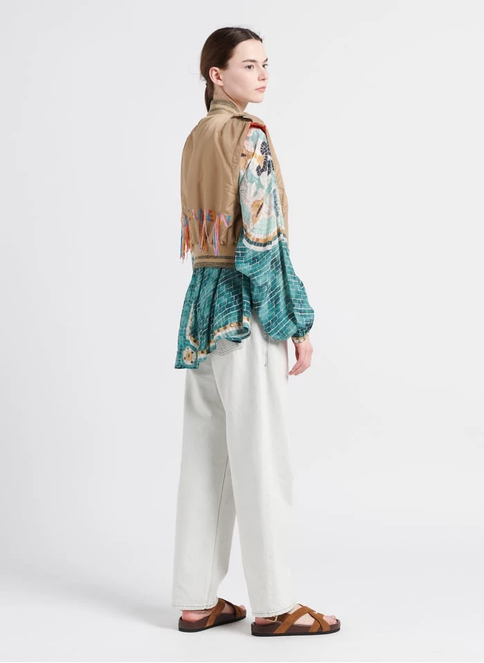 Soeur TULSA - Sandales Plates En Cuir Velours | Blanc 10 Soeur TULSA - Sandales Plates En Cuir Velours | Blanc – Image 10