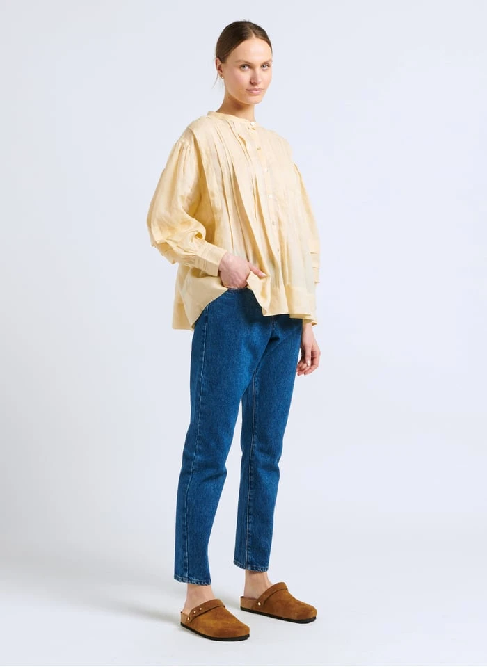 Soeur TRIPOLI - Chemise Ample En Ramie | Beige 4 Soeur TRIPOLI - Chemise Ample En Ramie | Beige – Image 4