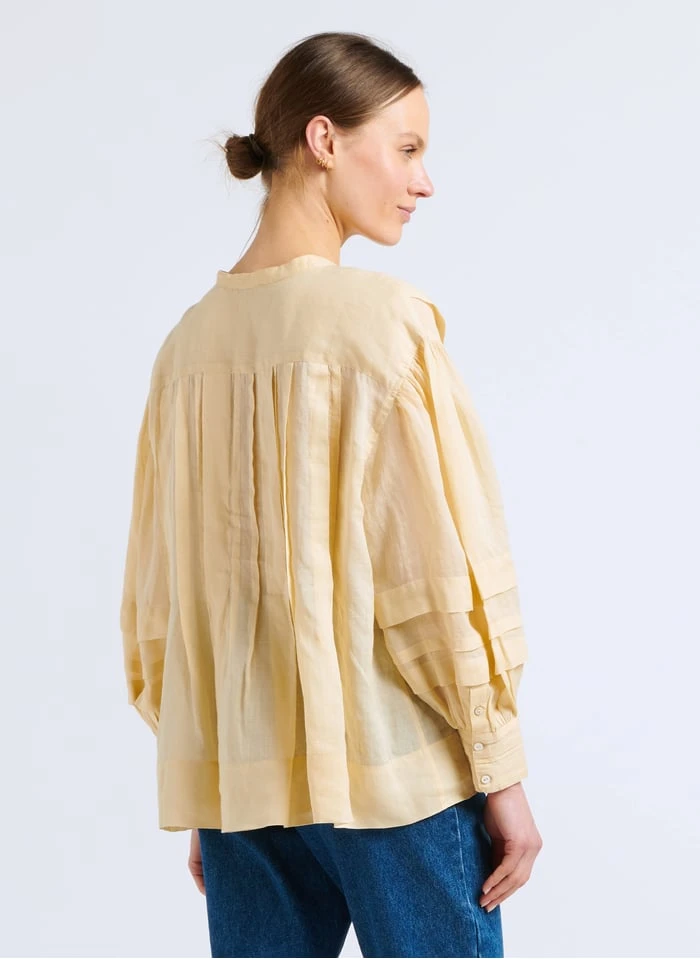 Soeur TRIPOLI - Chemise Ample En Ramie | Beige 2 Soeur TRIPOLI - Chemise Ample En Ramie | Beige – Image 2