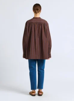 Soeur SEVILLE - Top Col Mao En Coton | Multicolore -Soeur Soldes Boutique 4092355