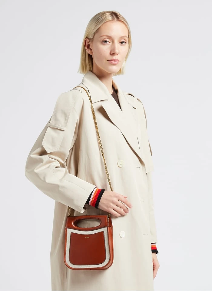 Soeur CHERI MINI - Mini Sac En Cuir Et Toile | Multicolore 3 Soeur CHERI MINI - Mini Sac En Cuir Et Toile | Multicolore – Image 3