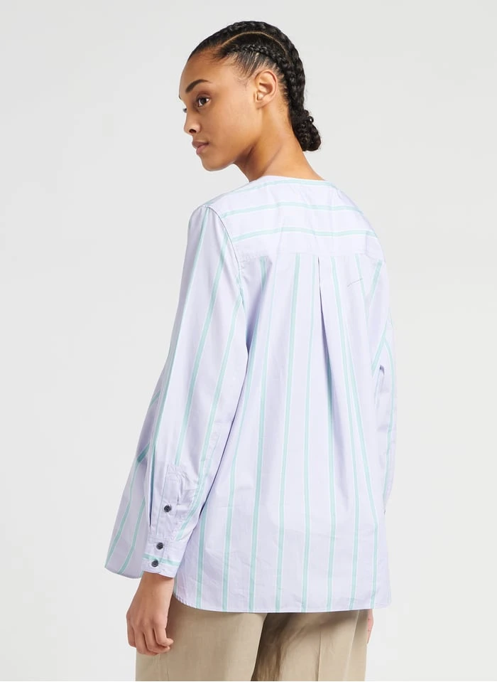 Soeur THALIE - Chemise En Popeline De Coton Rayée | Rayé 2 Soeur THALIE - Chemise En Popeline De Coton Rayée | Rayé – Image 2