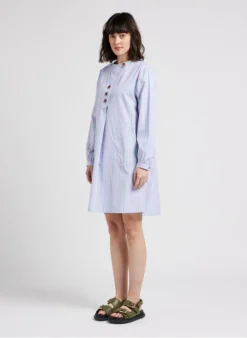 Soeur ONAGRE - Robe Courte En Coton Rayée | Rayé -Soeur Soldes Boutique 4115887