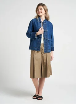 Soeur UTRECHT - Veste Denim à Brandebourgs En Coton | Jean Délavé 8 Soeur UTRECHT - Veste Denim à Brandebourgs En Coton | Jean Délavé -Soeur Soldes Boutique 4123159