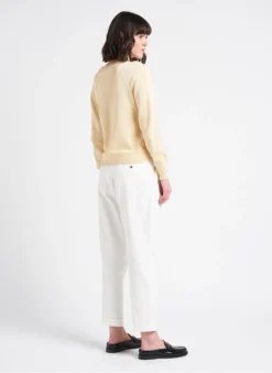 Soeur TITA - Cardigan Col Rond En Coton | Beige -Soeur Soldes Boutique 4128463