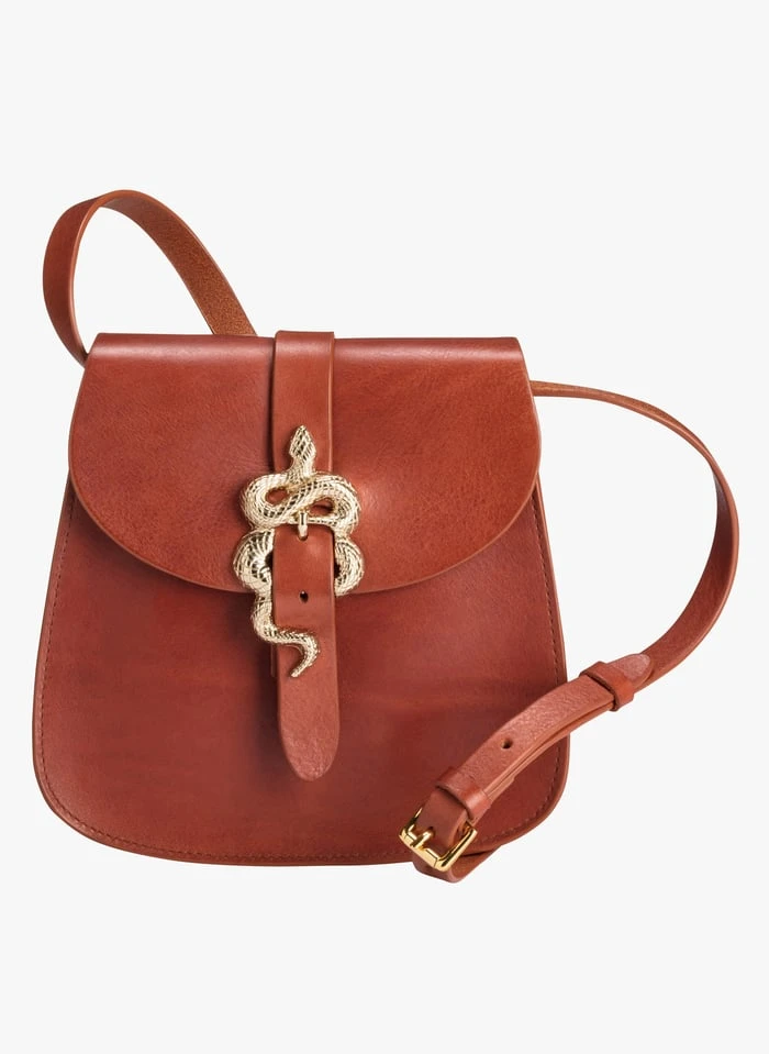 LE SAB BARBIER - Petit Sac Bandoulière En Cuir | Marron 1 LE SAB BARBIER - Petit Sac Bandoulière En Cuir | Marron