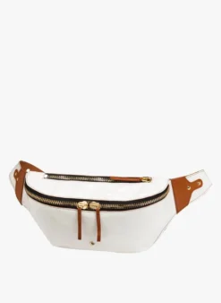 LA COCO - Sac Banane En Cuir Verni | Blanc 6 LA COCO - Sac Banane En Cuir Verni | Blanc -Soeur Soldes Boutique 4132300