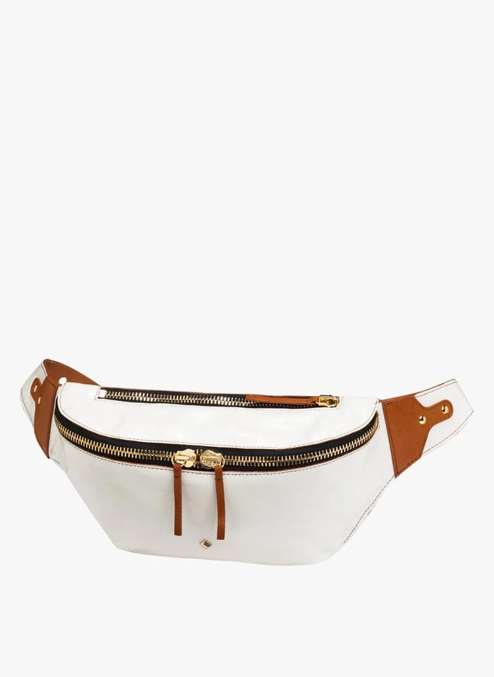 LA COCO - Sac Banane En Cuir Verni | Blanc 3 LA COCO - Sac Banane En Cuir Verni | Blanc – Image 3