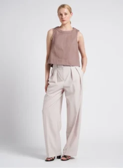 Soeur PAMPA - Top Col Rond En Toile De Coton | Violet 10 Soeur PAMPA - Top Col Rond En Toile De Coton | Violet -Soeur Soldes Boutique 4151270