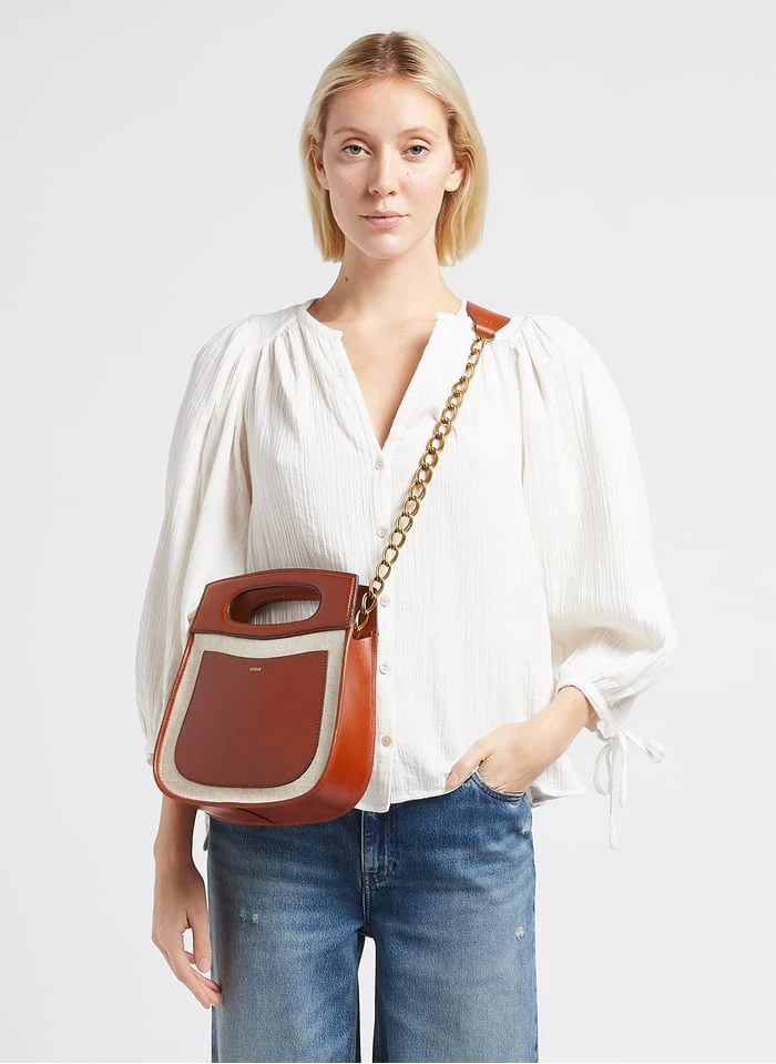 Soeur CHERI - Sac Bandoulière Bi Matière | Multicolore 2 Soeur CHERI - Sac Bandoulière Bi Matière | Multicolore – Image 2