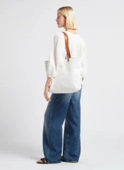 LE TOTO - Sac Cabas En Cuir Verni | Blanc 5 LE TOTO - Sac Cabas En Cuir Verni | Blanc -Soeur Soldes Boutique 4154254