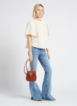 LE SAB BARBIER - Petit Sac Bandoulière En Cuir | Marron 7 LE SAB BARBIER - Petit Sac Bandoulière En Cuir | Marron -Soeur Soldes Boutique 4170353