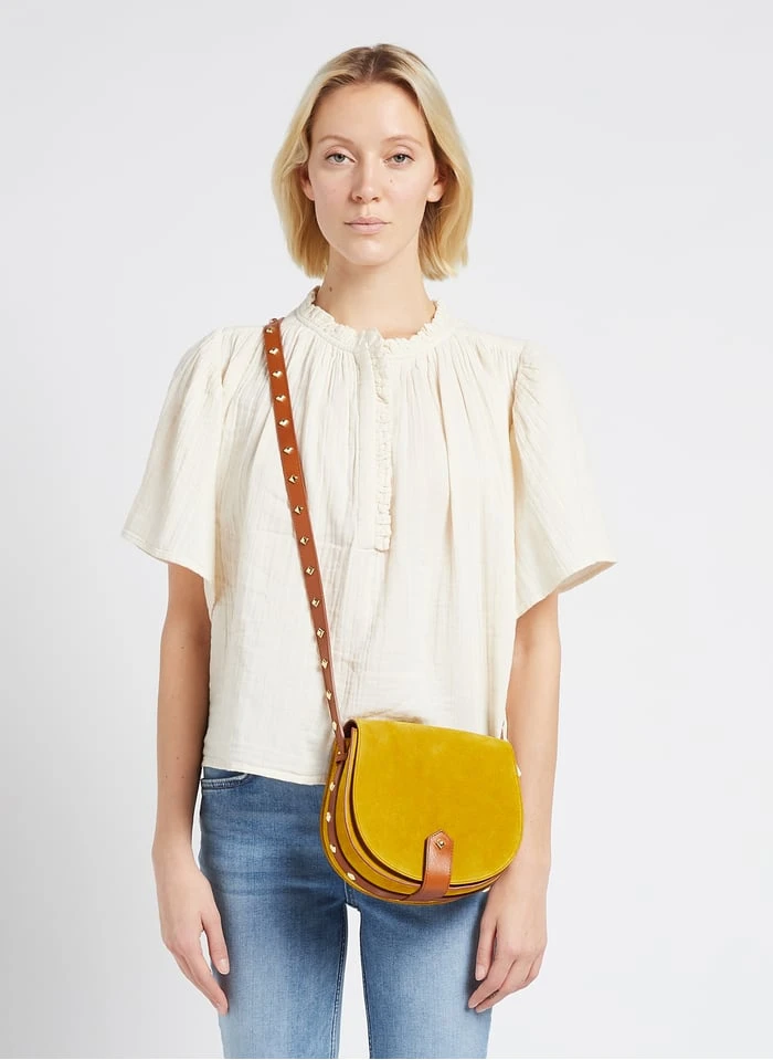 LE MAMOUR - Sac Bandoulière En Cuir Bi-matière | Multicolore 2 LE MAMOUR - Sac Bandoulière En Cuir Bi-matière | Multicolore – Image 2