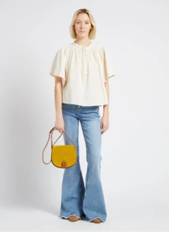 LE MAMOUR - Sac Bandoulière En Cuir Bi-matière | Multicolore 7 LE MAMOUR - Sac Bandoulière En Cuir Bi-matière | Multicolore -Soeur Soldes Boutique 4170359