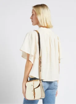 LE SAB MEDIUM - Sac Bandoulière En Cuir Métallisé | Doré 6 LE SAB MEDIUM - Sac Bandoulière En Cuir Métallisé | Doré -Soeur Soldes Boutique 4170361