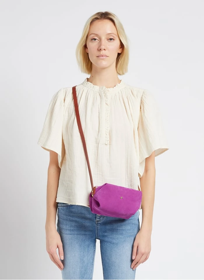 LE MINI SOHNA - Sac Bandoulière En Cuir | Violet 2 LE MINI SOHNA - Sac Bandoulière En Cuir | Violet – Image 2