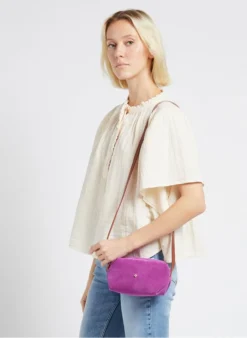 LE MINI SOHNA - Sac Bandoulière En Cuir | Violet 7 LE MINI SOHNA - Sac Bandoulière En Cuir | Violet -Soeur Soldes Boutique 4170364
