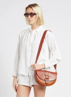 LE GABIE CRUSH - Sac Bandoulière En Cuir | Marron 6 LE GABIE CRUSH - Sac Bandoulière En Cuir | Marron -Soeur Soldes Boutique 4170589
