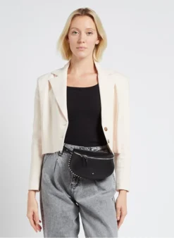 LA LILI ROCK - Sac Banane En Cuir | Noir 6 LA LILI ROCK - Sac Banane En Cuir | Noir -Soeur Soldes Boutique 4170622