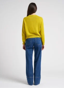 Soeur UNDER - Cardigan En Maille | Jaune -Soeur Soldes Boutique 4179985