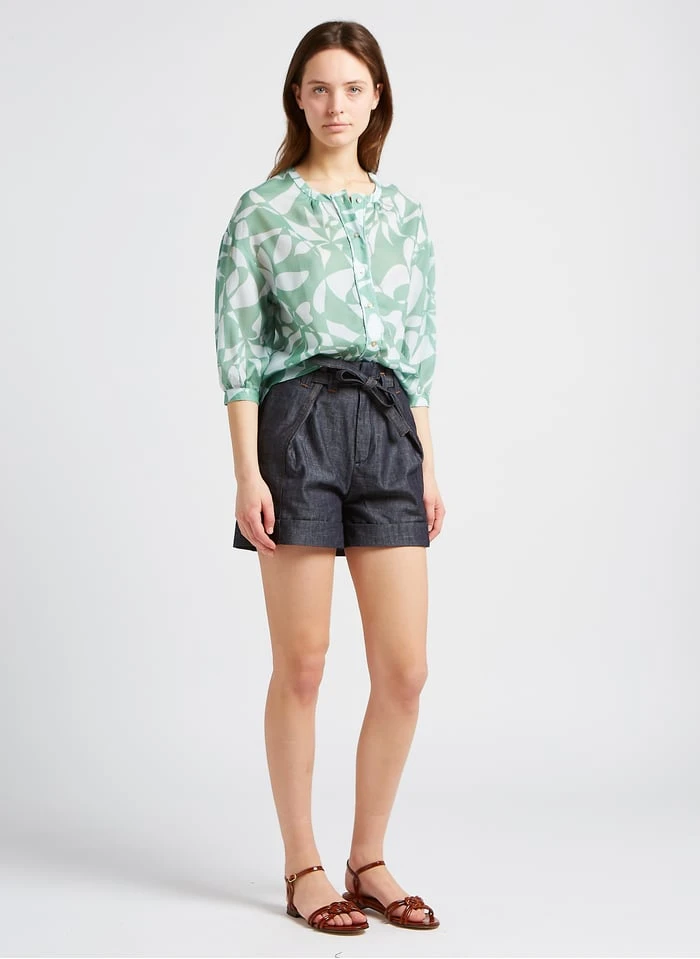 Soeur UOMO - Short Large En Coton Denim | Jean Brut 18 Soeur UOMO - Short Large En Coton Denim | Jean Brut – Image 18