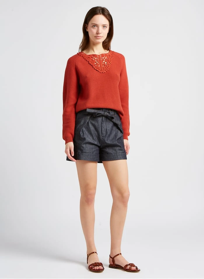 Soeur UOMO - Short Large En Coton Denim | Jean Brut 20 Soeur UOMO - Short Large En Coton Denim | Jean Brut – Image 20