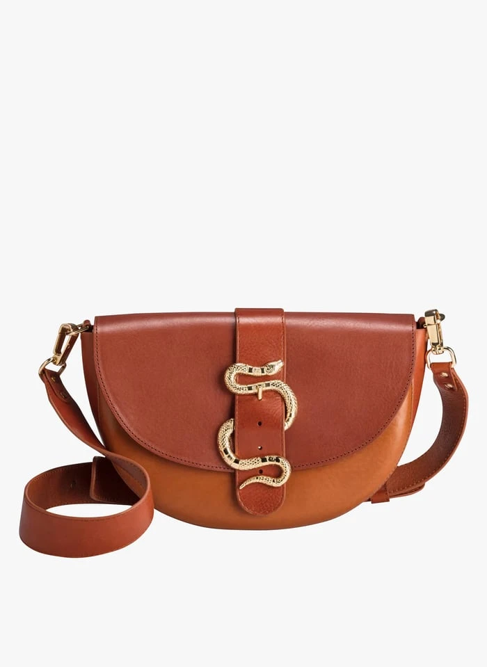 LE GABIE CRUSH - Sac Bandoulière En Cuir | Marron 1 LE GABIE CRUSH - Sac Bandoulière En Cuir | Marron