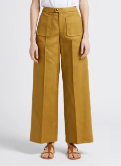 Soeur HARRY - Pantalon Large En Coton Bio Mélangé | Beige