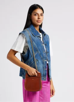 Soeur CHERI - Sac Bandoulière En Cuir | Marron 8 Soeur CHERI - Sac Bandoulière En Cuir | Marron -Soeur Soldes Boutique 4220834