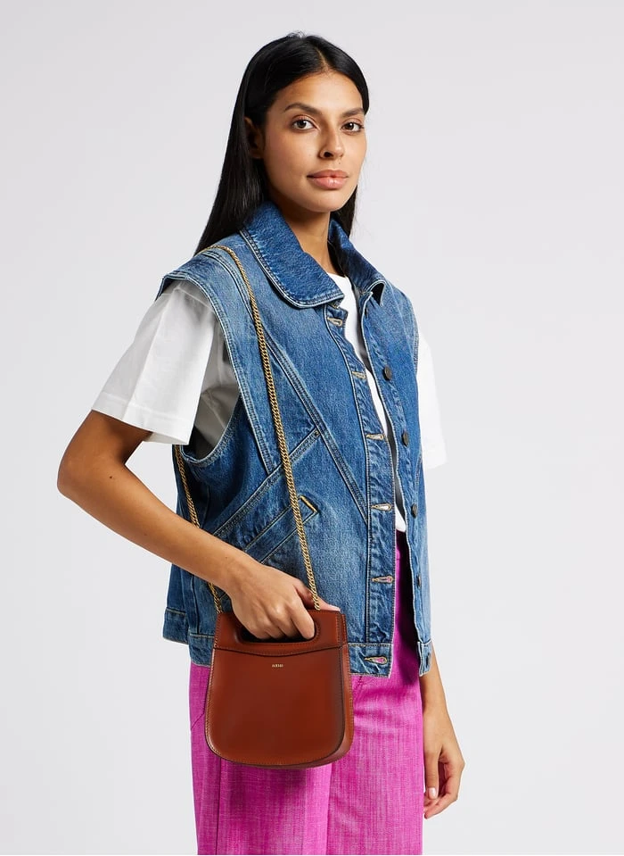 Soeur CHERI - Sac Bandoulière En Cuir | Marron 3 Soeur CHERI - Sac Bandoulière En Cuir | Marron – Image 3