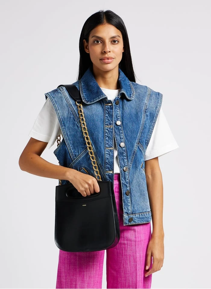 Soeur CHERI - Sac Bandoulière En Cuir De Vachette | Noir 2 Soeur CHERI - Sac Bandoulière En Cuir De Vachette | Noir – Image 2