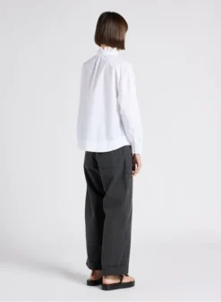 Soeur LOUISE - Top Col Montant En Coton | Blanc 11 Soeur LOUISE - Top Col Montant En Coton | Blanc -Soeur Soldes Boutique 4244840