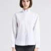 Soeur LOUISE - Top Col Montant En Coton | Blanc